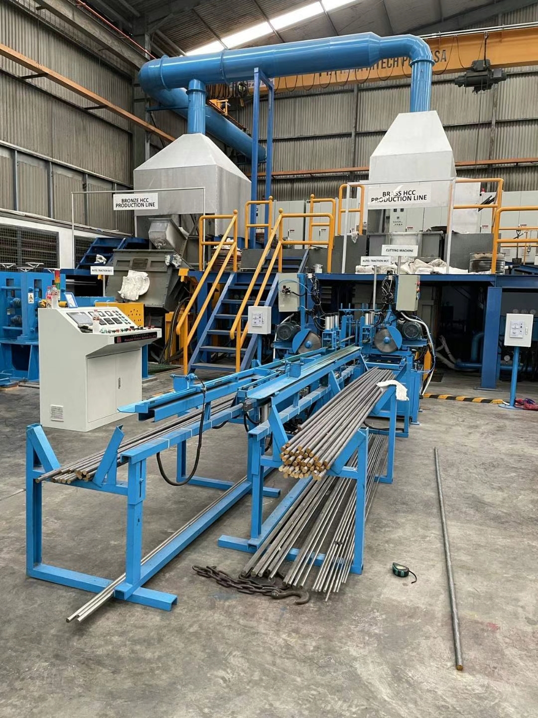 Horizontal continuous casting machine for copper&brass rod Horizontal continuous casting machine for copper&brass rod