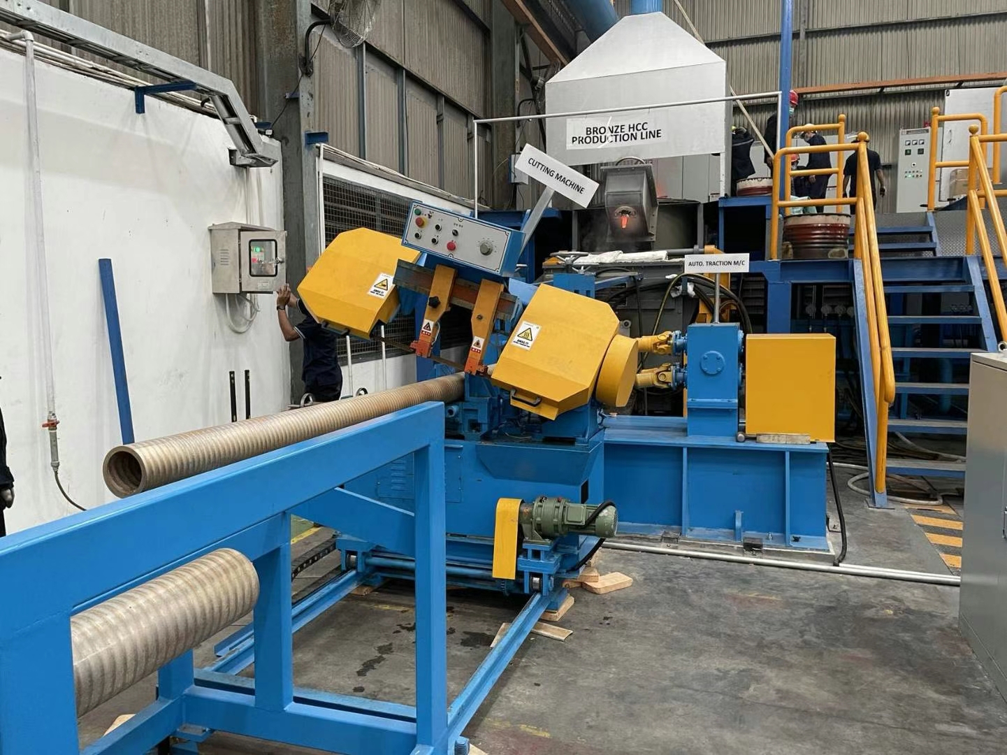 Horizontal continuous casting machine for copper&brass rod Horizontal continuous casting machine for copper&brass rod